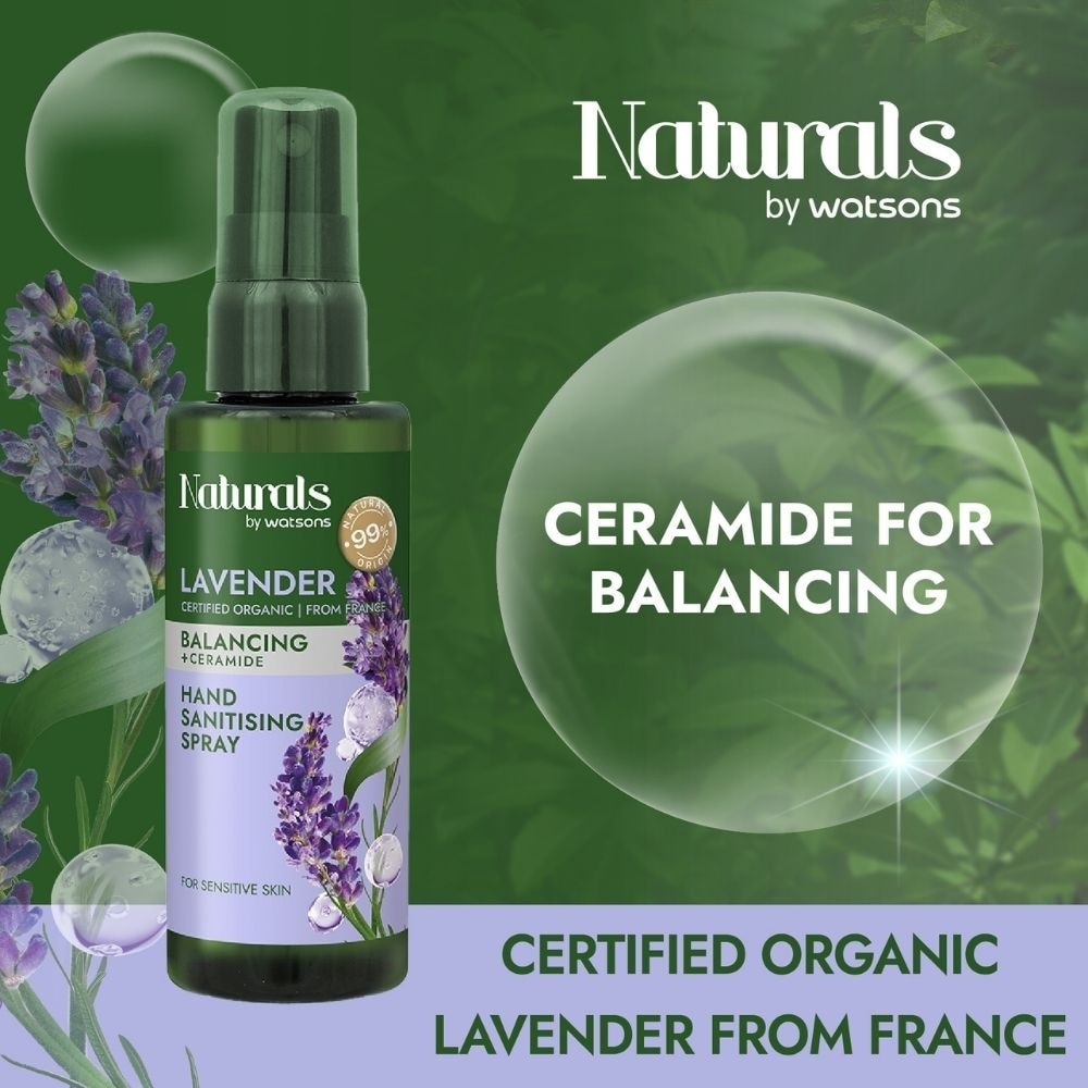 Balancing +Ceramide Hand Sanitising Spray Lavender 60ml