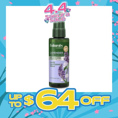 NATURALS BY WATSONS - Balancing +Ceramide Hand Sanitising Spray Lavender 60ml