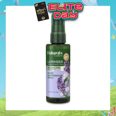 NATURALS BY WATSONS - Balancing +Ceramide Hand Sanitising Spray Lavender 60ml