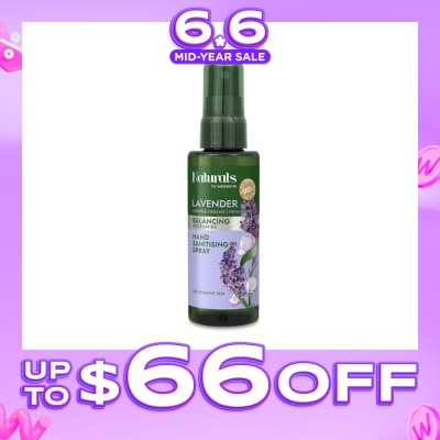 NATURALS BY WATSONS - Balancing +Ceramide Hand Sanitising Spray Lavender 60ml