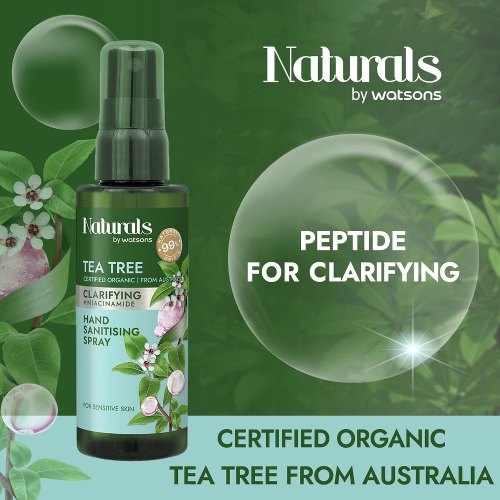 Clarifying +Ceramide Hand Sanitising Spray Tea Tree 60ml