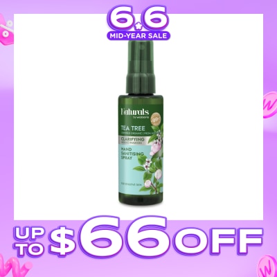 NATURALS BY WATSONS - Clarifying +Ceramide Hand Sanitising Spray Tea Tree 60ml