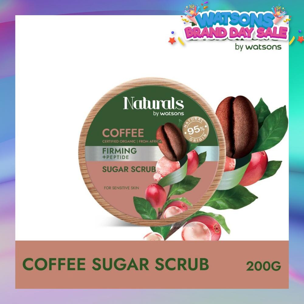 Coffee + Peptide Firming Sugar Scrub (For Sensitive Skin) 200g