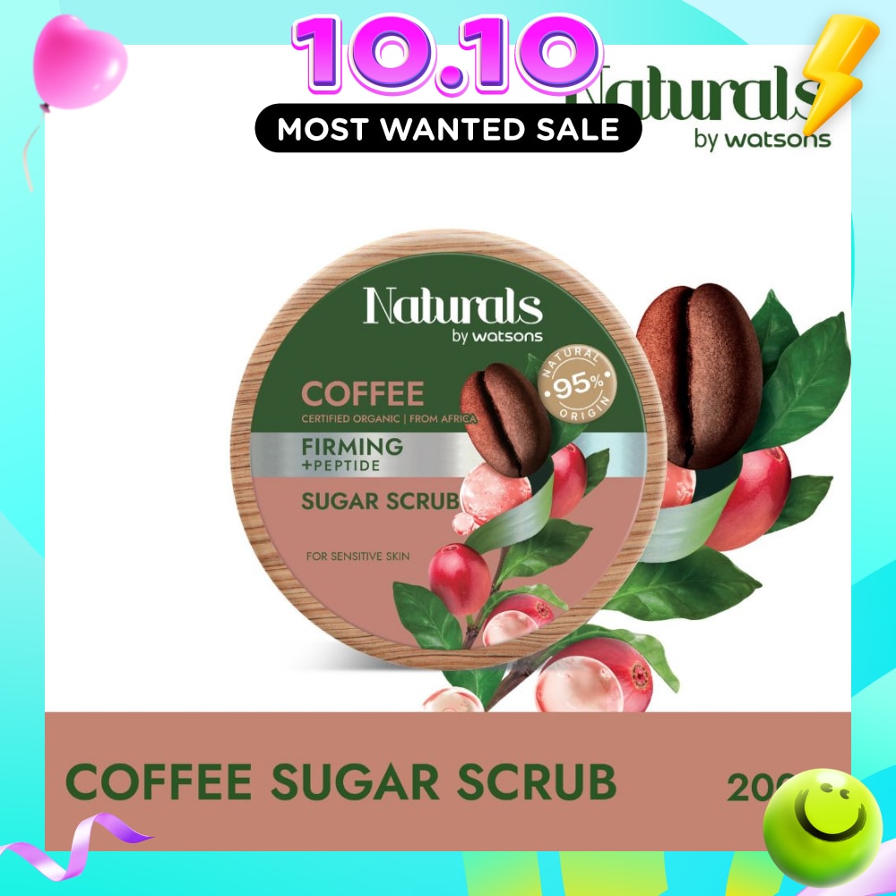 Coffee + Peptide Firming Sugar Scrub (For Sensitive Skin) 200g image
