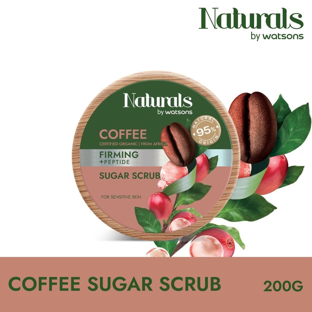 Coffee + Peptide Firming Sugar Scrub (For Sensitive Skin) 200g