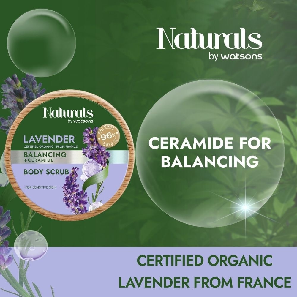 Lavender + Ceramide Balancing Body Scrub (For Sensitive Skin) 200g