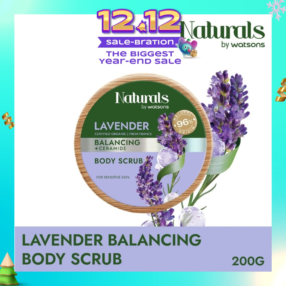 Lavender + Ceramide Balancing Body Scrub (For Sensitive Skin) 200g