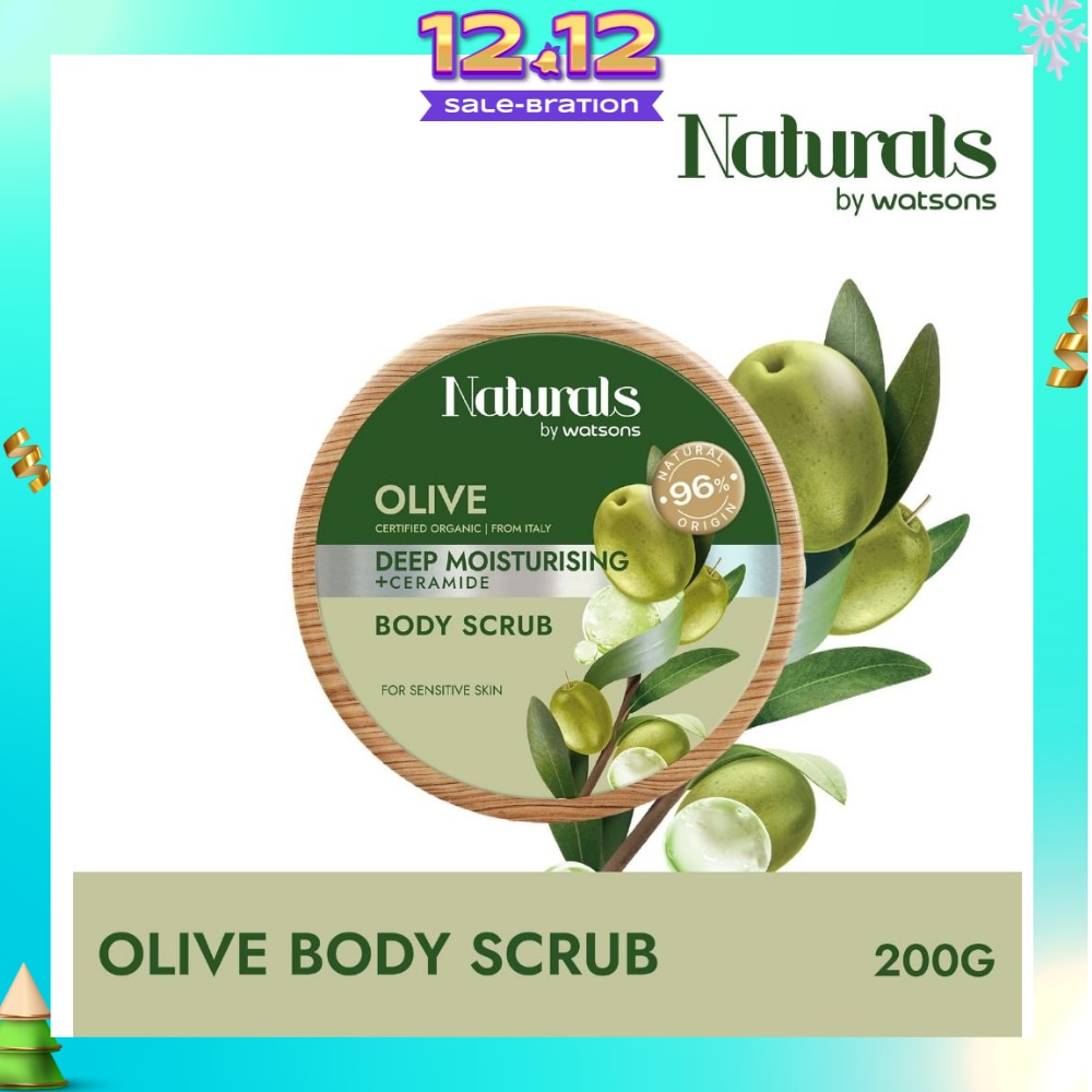 Olive + Ceramide Deep Moisturising Body Scrub (For Sensitive Skin) 200g