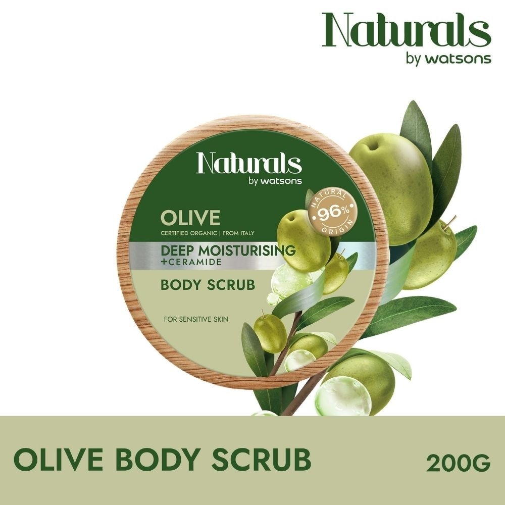 Olive + Ceramide Deep Moisturising Body Scrub (For Sensitive Skin) 200g