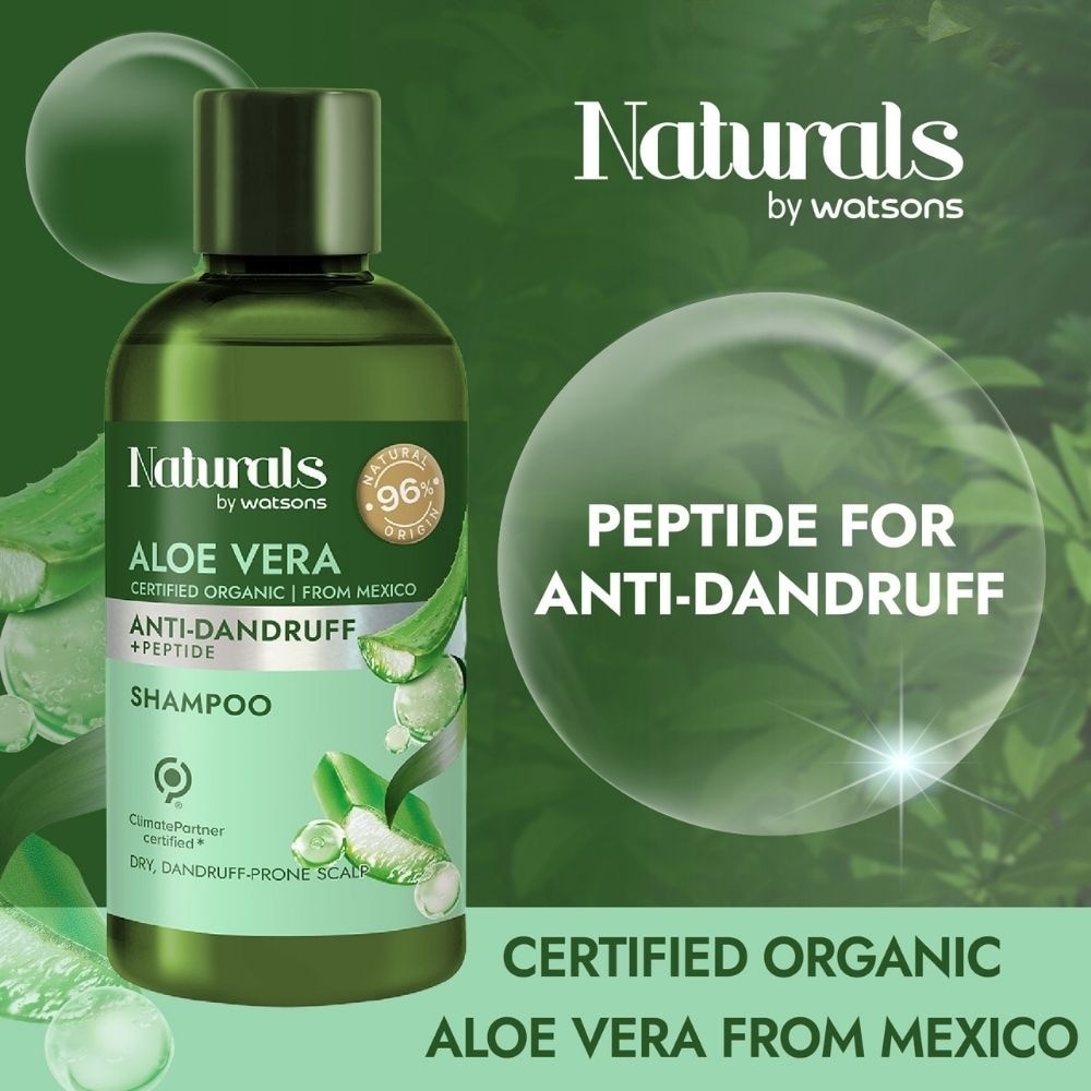 Aloe Vera + Peptide Anti-Dandruff Shampoo (For Dry & Dandruff-Prone Scalp) 100ml