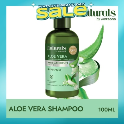 NATURALS BY WATSONS - Aloe Vera + Peptide Anti-Dandruff Shampoo (For Dry & Dandruff-Prone Scalp) 100ml