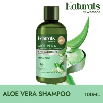 NATURALS BY WATSONS Aloe Vera + Peptide Anti-Dandruff Shampoo (For Dry & Dandruff-Prone Scalp) 100ml