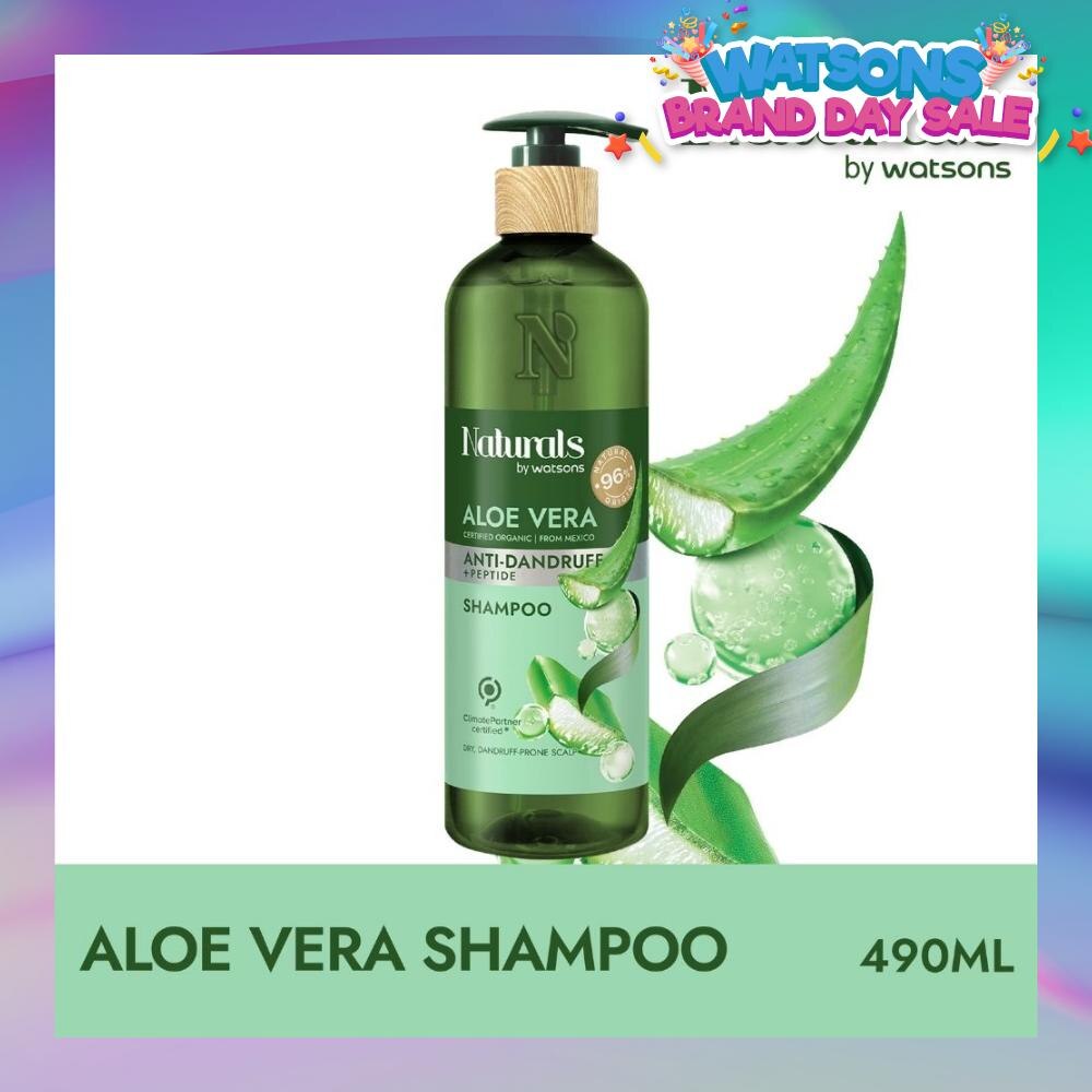 Aloe Vera + Peptide Anti-Dandruff Shampoo (For Dry & Dandruff-Prone Scalp) 490ml