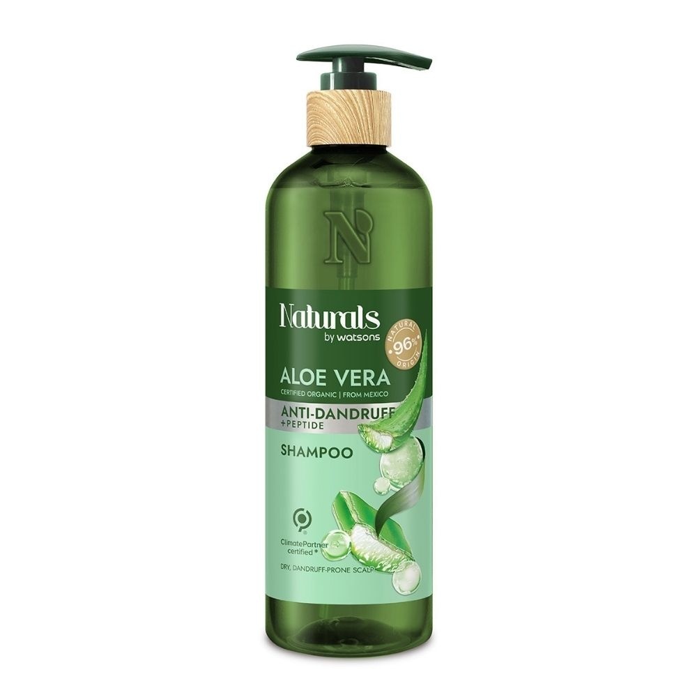 Aloe Vera + Peptide Anti-Dandruff Shampoo (For Dry & Dandruff-Prone Scalp) 490ml