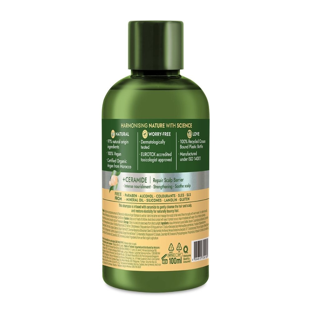 Argan + Ceramide Repairing Shampoo (For Dry & Damaged Hair) 100ml