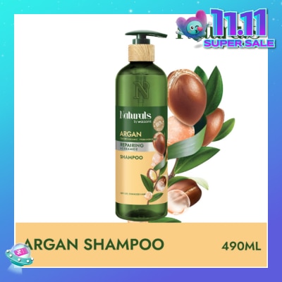 NATURALS BY WATSONS Argan + Ceramide Repairing Shampoo (For Dry & Damaged Hair) 490ml