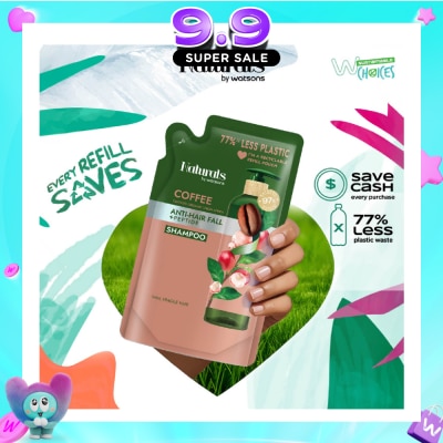 NATURALS BY WATSONS - Coffee + Peptide Anti-hair Fall Shampoo Refill Pack 450ml image