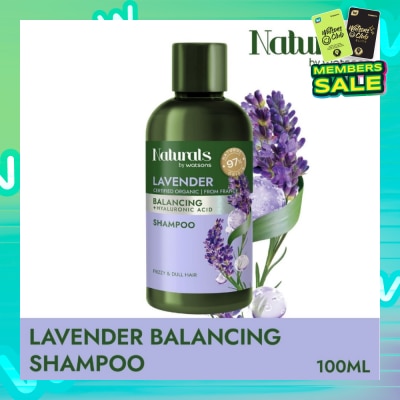 NATURALS BY WATSONS Lavender + Hyaluronic Acid Balancing Shampoo (For Frizzy & Dull Hair) 100ml