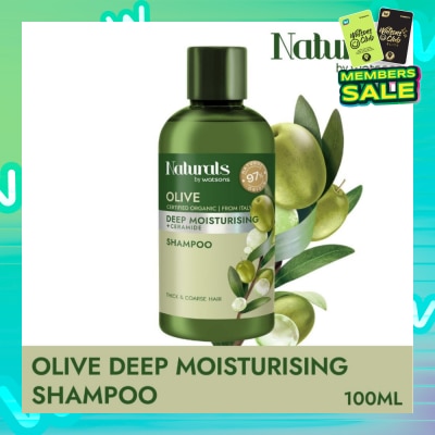 NATURALS BY WATSONS Olive + Ceramide Deep Moisturising Shampoo (For Thick & Coarse Hair) 100ml
