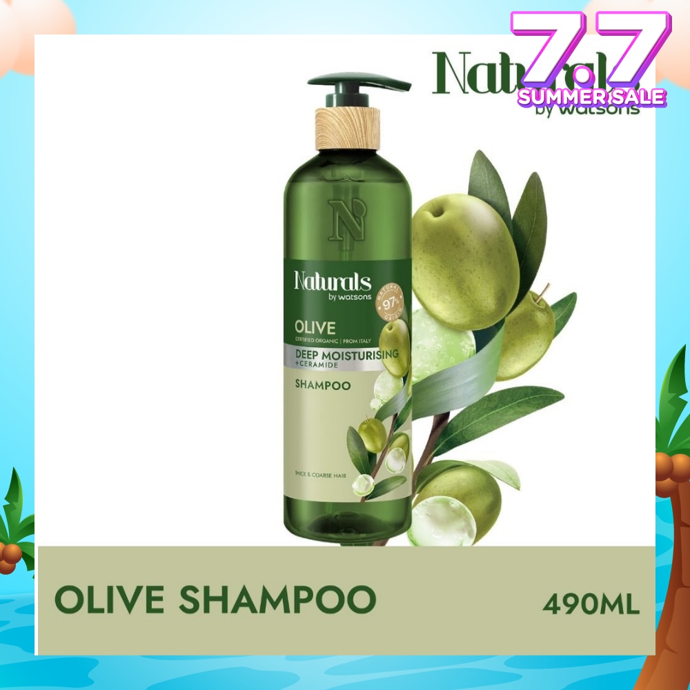 Olive + Ceramide Deep Moisturising Shampoo (For Thick & Coarse Hair) 490ml