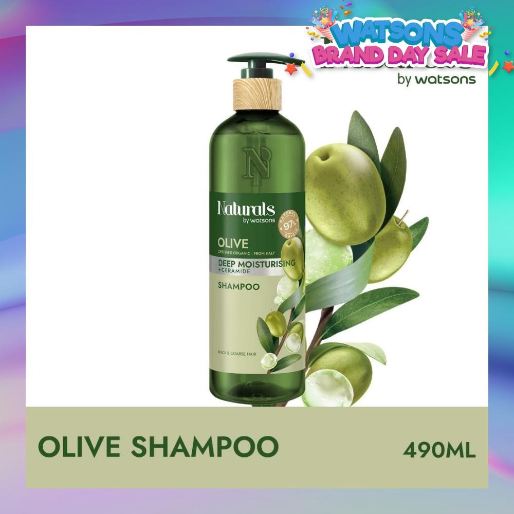 Olive + Ceramide Deep Moisturising Shampoo (For Thick & Coarse Hair) 490ml