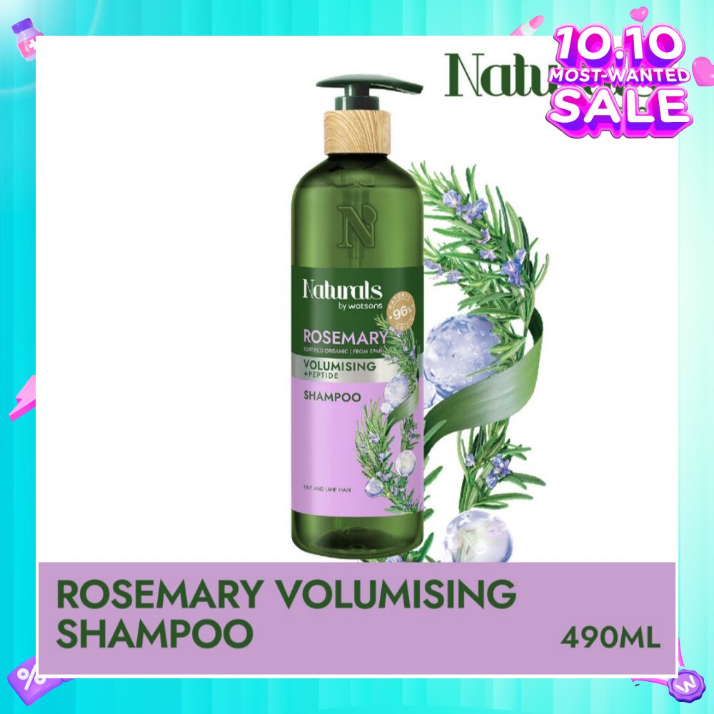 Rosemary + Peptide Volumising Shampoo (For Fine & Limp Hair) 490ml