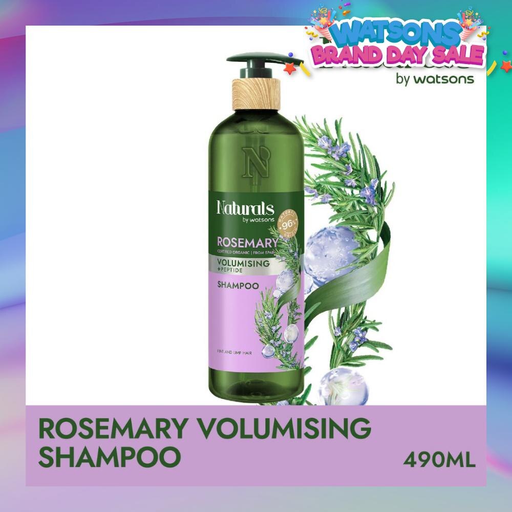 Rosemary + Peptide Volumising Shampoo (For Fine & Limp Hair) 490ml