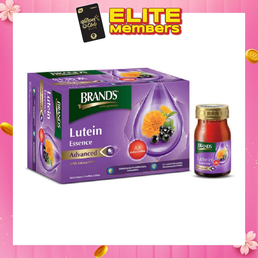 Lutein Essence Advanced with Astaxanthin (Support Eye Health by Filtering Harmful Blue Rays) 60ml x 6s (Expiry: Oct`2026)