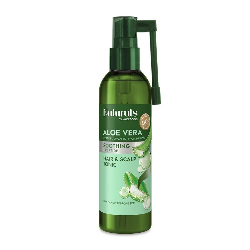 Aloe Vera + Peptide Hair & Scalp Tonic (For Dry & Dandruff-Prone Scalp) 120ml