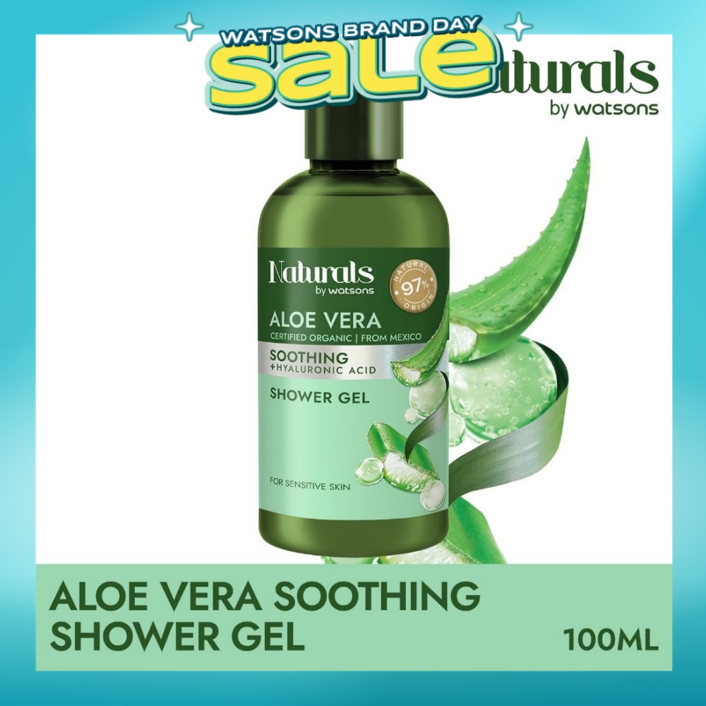 Aloe Vera + Hyaluronic Acid Soothing Shower Gel (For Sensitive Skin) 100ml