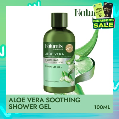 NATURALS BY WATSONS Aloe Vera + Hyaluronic Acid Soothing Shower Gel (For Sensitive Skin) 100ml