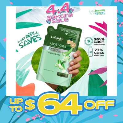 NATURALS BY WATSONS - Aloe Vera + Hyaluronic Acid Soothing Shower Gel Refill Pack 450ml