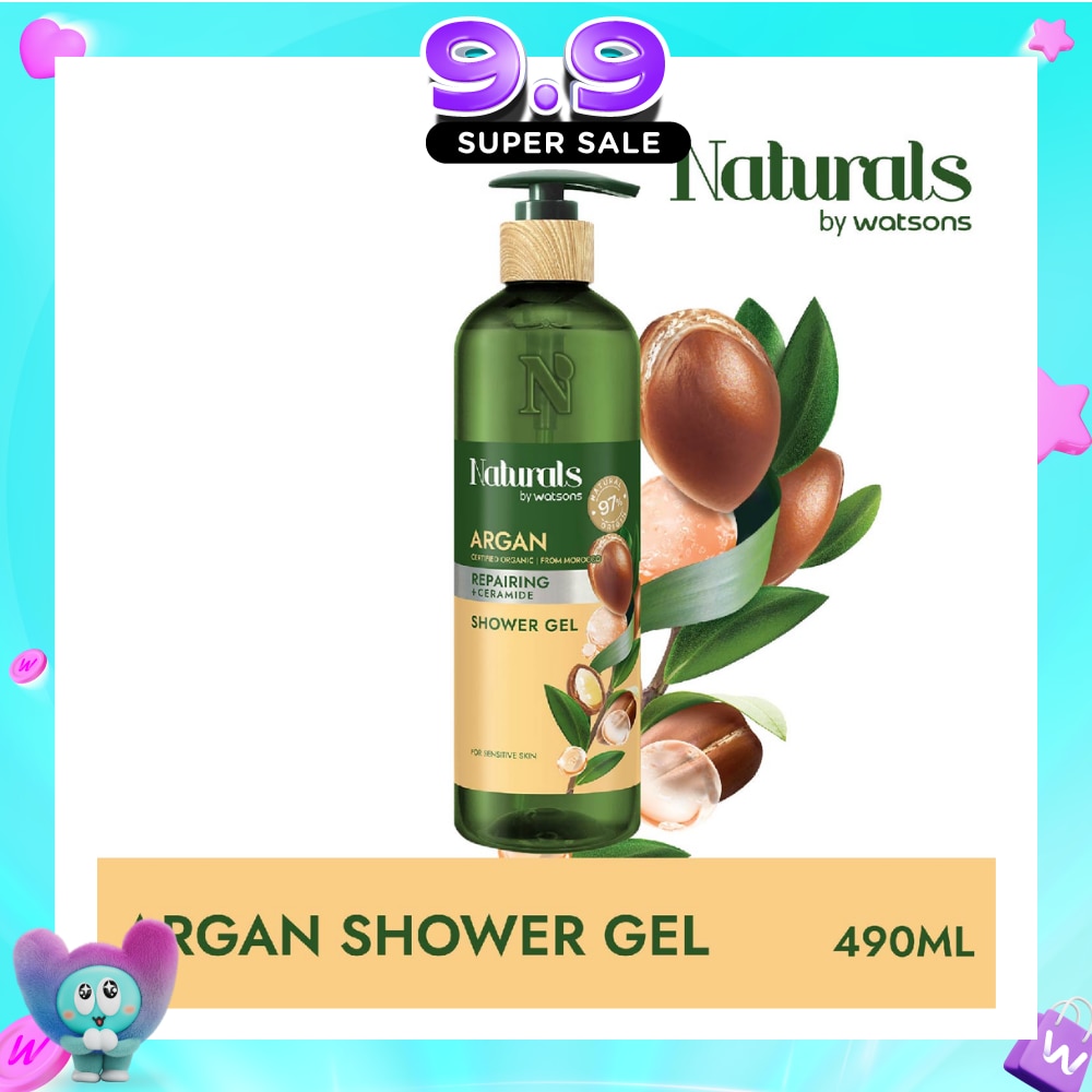 Argan + Ceramide Repairing Shower Gel (For Sensitive Skin) 490ml image