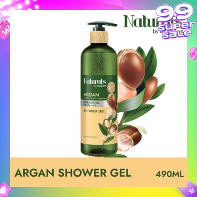 NATURALS BY WATSONS Argan + Ceramide Repairing Shower Gel (For Sensitive Skin) 490ml