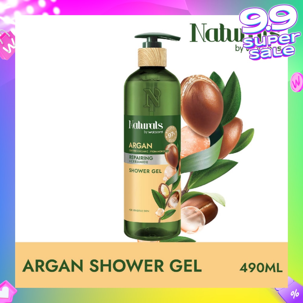 Argan + Ceramide Repairing Shower Gel (For Sensitive Skin) 490ml