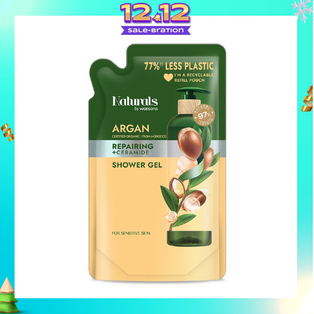 Argan + Ceramide Repairing Shower Gel Refill Pack 450ml