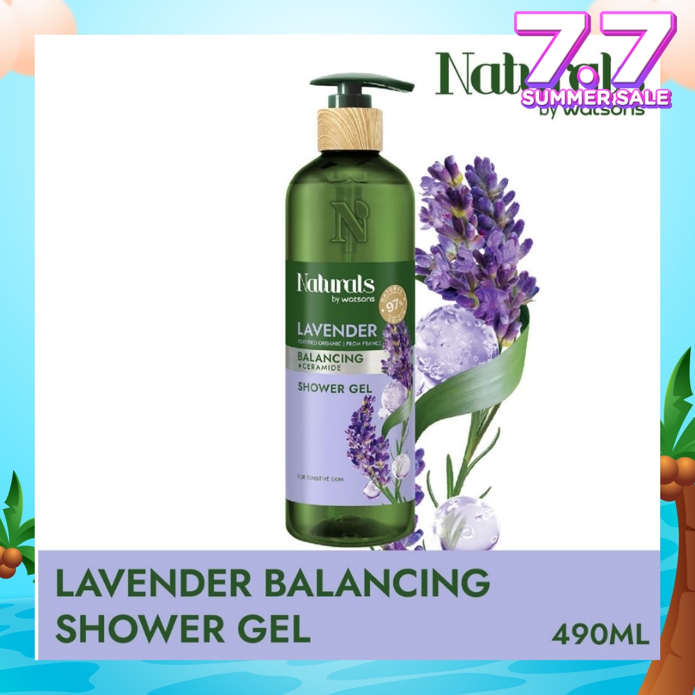 Lavender + Ceramide Balancing Shower Gel (For Sensitive Skin) 490ml