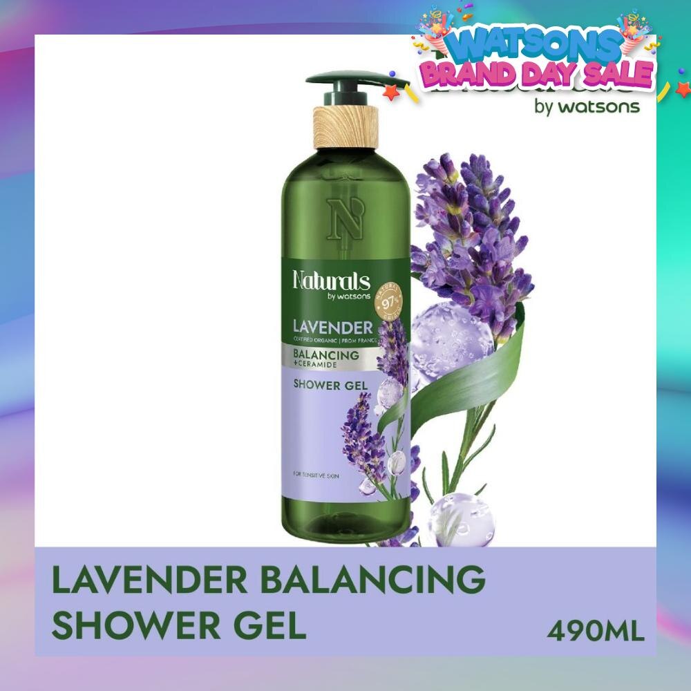 Lavender + Ceramide Balancing Shower Gel (For Sensitive Skin) 490ml