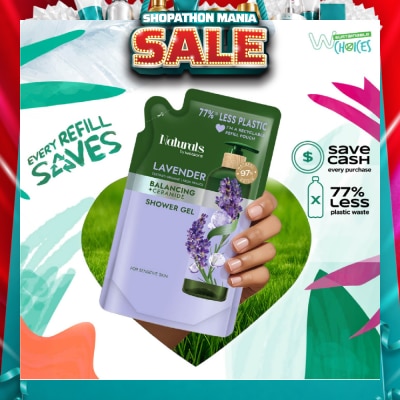 NATURALS BY WATSONS - Lavender + Ceramide Balancing Shower Gel Refill Pack 450ml