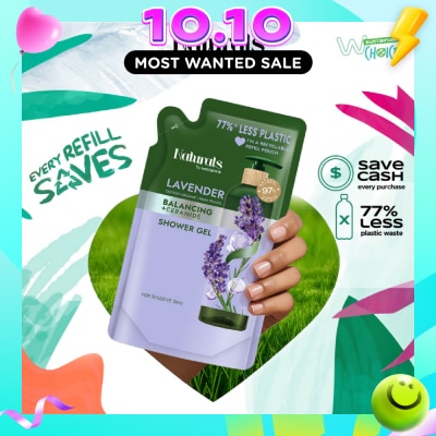 NATURALS BY WATSONS Lavender + Ceramide Balancing Shower Gel Refill Pack 450ml image