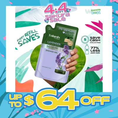 NATURALS BY WATSONS - Lavender + Ceramide Balancing Shower Gel Refill Pack 450ml