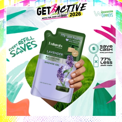 NATURALS BY WATSONS - Lavender + Ceramide Balancing Shower Gel Refill Pack 450ml image