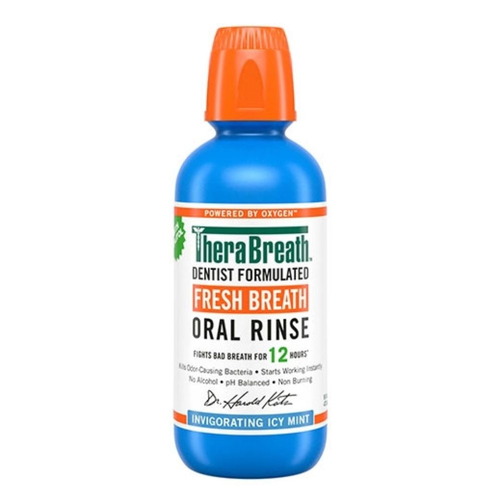 Dentist Formulated Fresh Breath Oral Rinse Invigorating Icy Mint (Alcohol-Free) 473ml