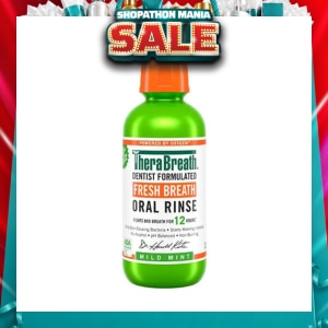 THERABREATH Dentist Formulated Fresh Breath Oral Rinse Mild Mint