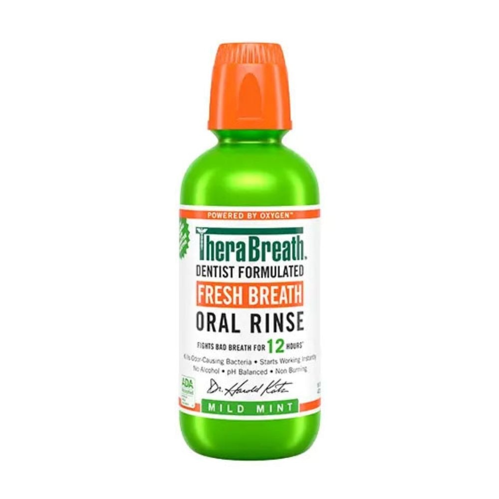 Dentist Formulated Fresh Breath Oral Rinse Mild Mint (Alcohol-Free) 473ml