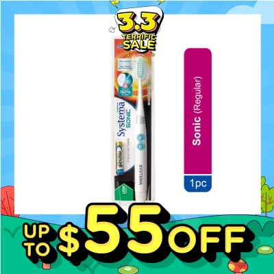 SYSTEMA Sonic Electric Toothbrush Regular 1s