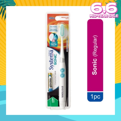SYSTEMA Sonic Electric Toothbrush Regular 1s