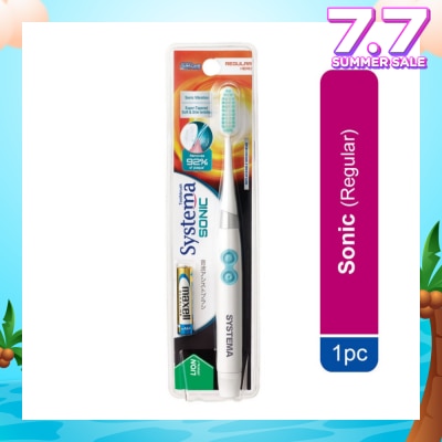 SYSTEMA Sonic Electric Toothbrush Regular 1s
