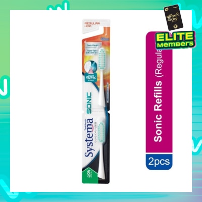 SYSTEMA Sonic Toothbrush Regular Refill 2s