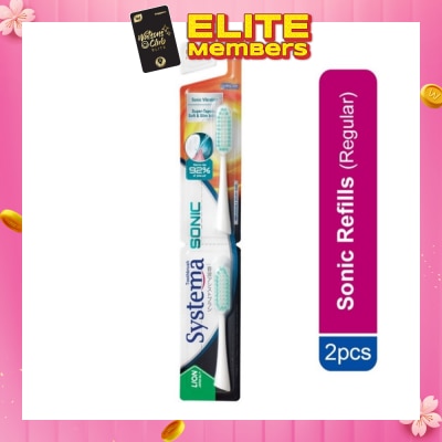 SYSTEMA Sonic Toothbrush Regular Refill 2s